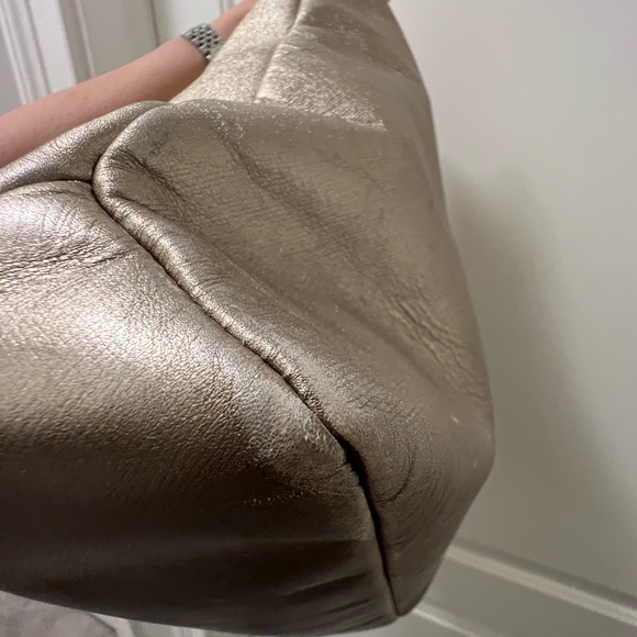 Michael Kors Collection Skorpios Pewter Tote - Picture 12 of 15